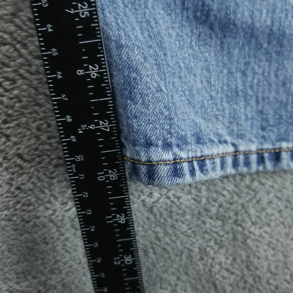 Levis 501 Jeans Mens 36x29 Blue Straight Button Fly Mid Rise‎ Medium Wash Y2K